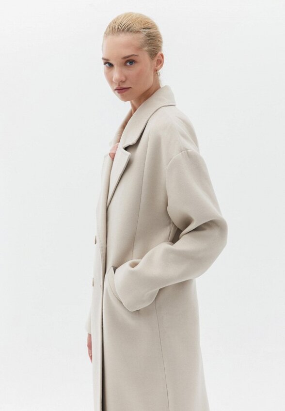 Пальто двубортное OXXO