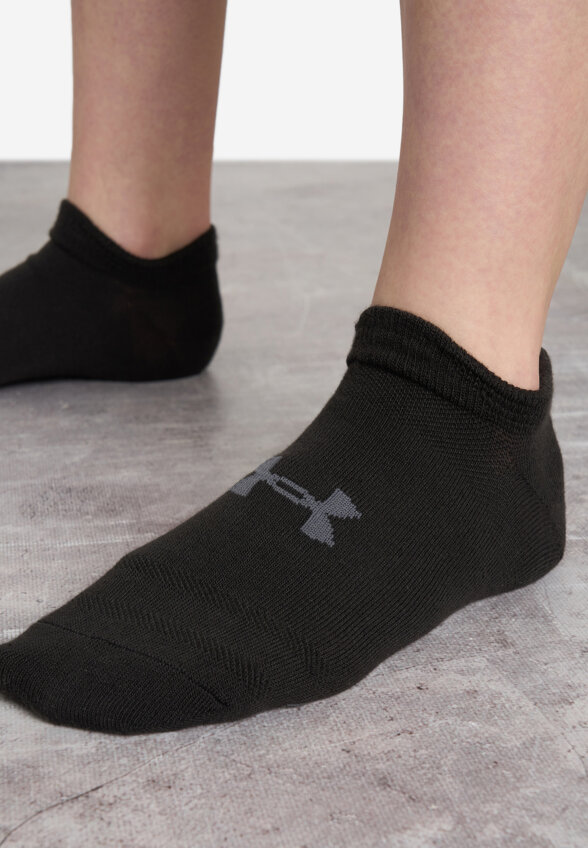 Носки Under Armour Essential No Show, 6 пар, Черный