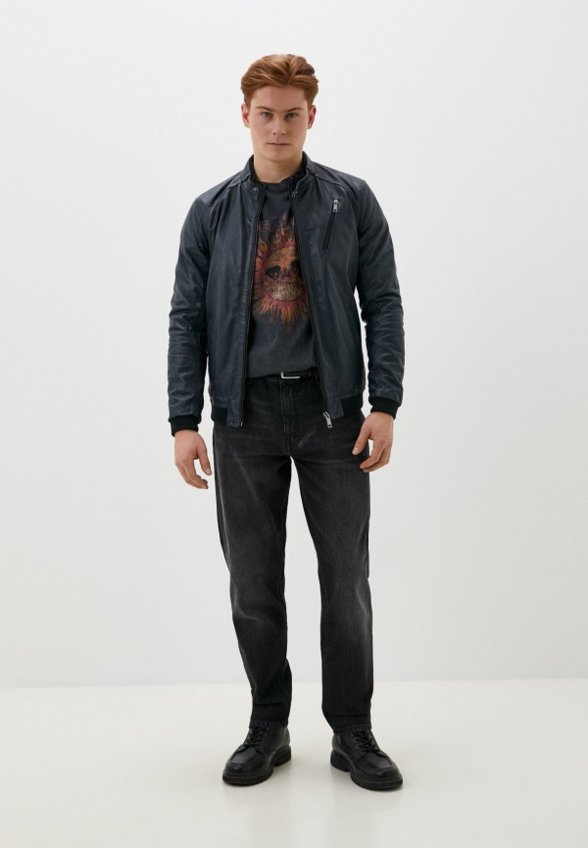 Куртка кожаная Urban Fashion for Men