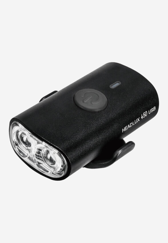 Фонарь велосипедный передний Topeak HeadLux 450 USB, Черный