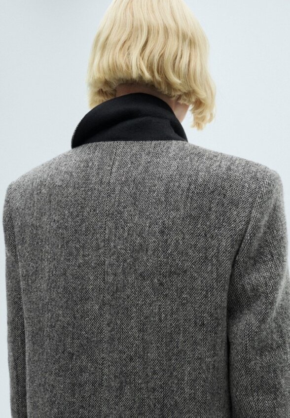 Пальто однобортное Mango