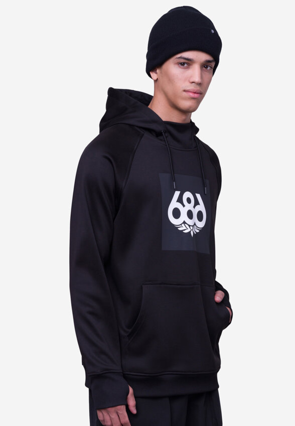 Худи мужское 686, Черный
