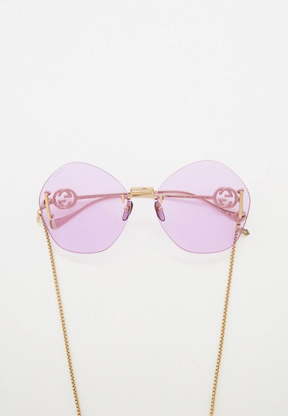 Очки солнцезащитные и цепочка Gucci