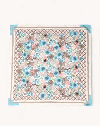 Fendi Silk Scarf женщинам