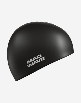 Шапочка для плавания Mad Wave Intensive, Черный женщинам