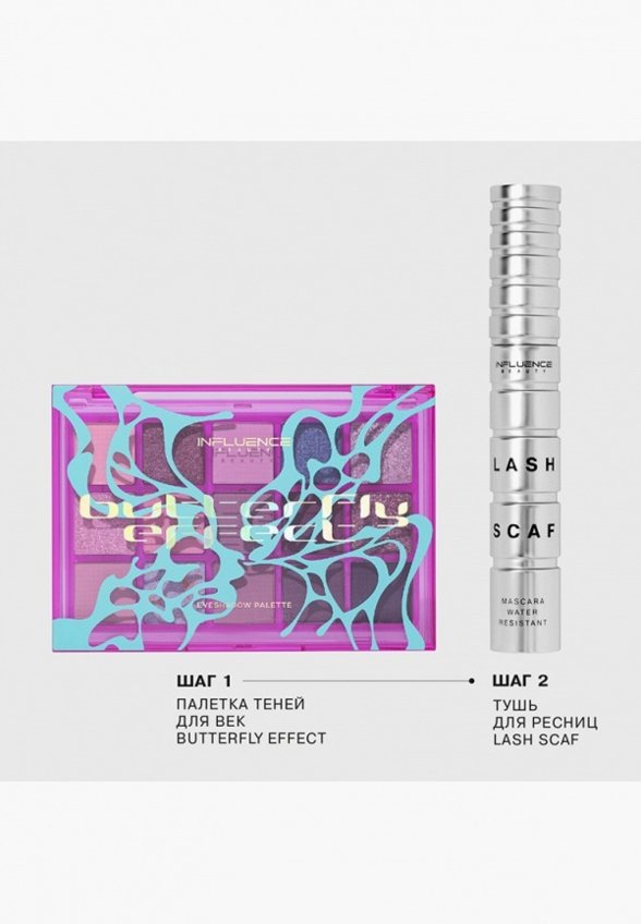 Палетка теней для век Influence Beauty