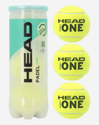 Мяч для падел-тенниса Head Padel One, Желтый женщинам