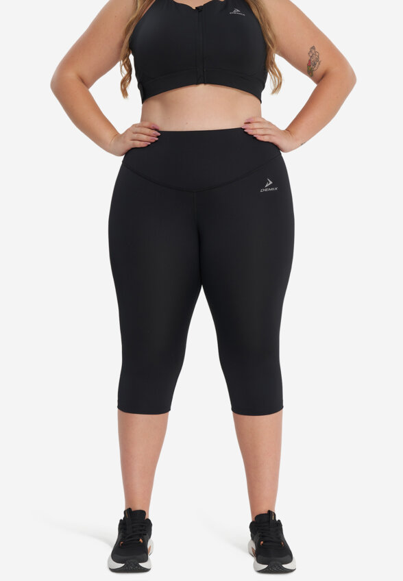 Бриджи женские Demix, Plus Size, Черный