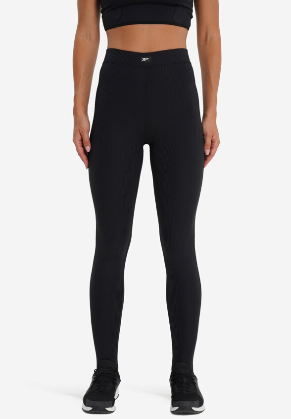 Легинсы женские Reebok Rib Stirrup, Черный