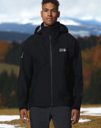 Куртка мембранная мужская Mountain Hardwear TrailVerse Gore-Tex Jacket, Черный женщинам