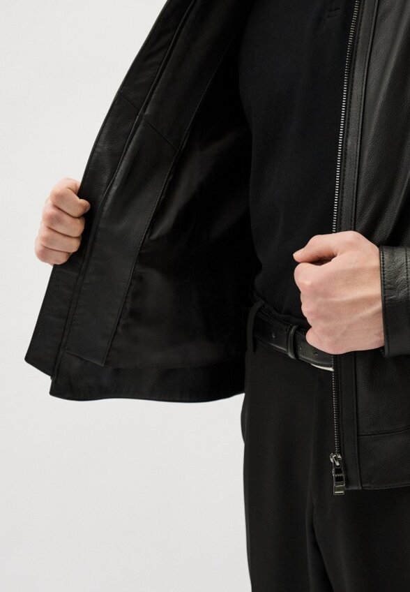 Куртка кожаная Boss