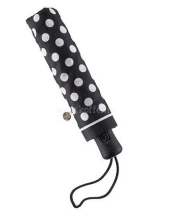 Др.Коффер E411 1s2200 зонт жен. в горошек женщинам