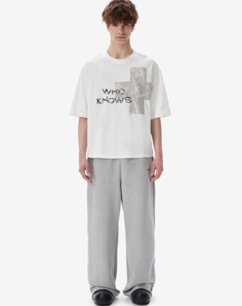 Футболка Who Knows White FABLE мужчинам