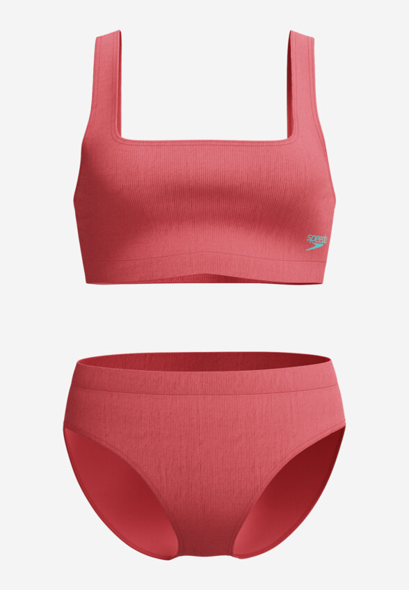 Купальник раздельный женский Speedo Textd Deep, Оранжевый