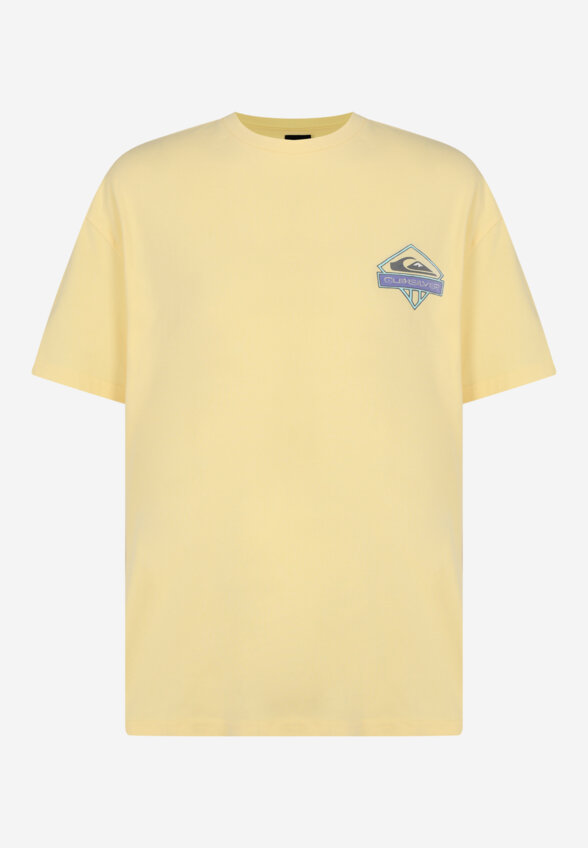 Футболка мужская оверсайз Quiksilver Crystal Jet, Желтый