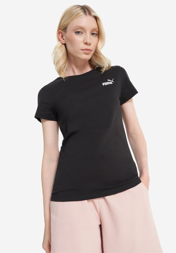 Футболка женская PUMA Ess Small No. 1 Logo, Черный