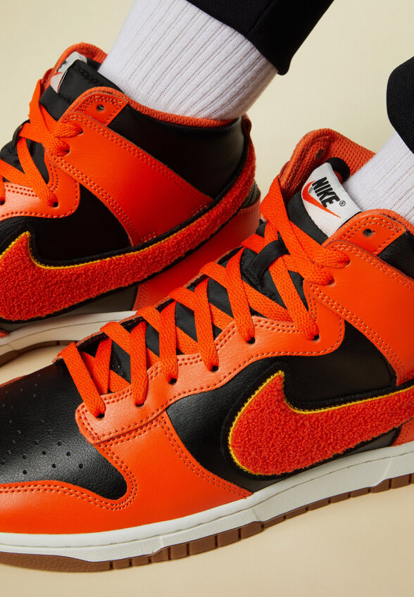 Кеды мужские Nike Dunk High University, Оранжевый