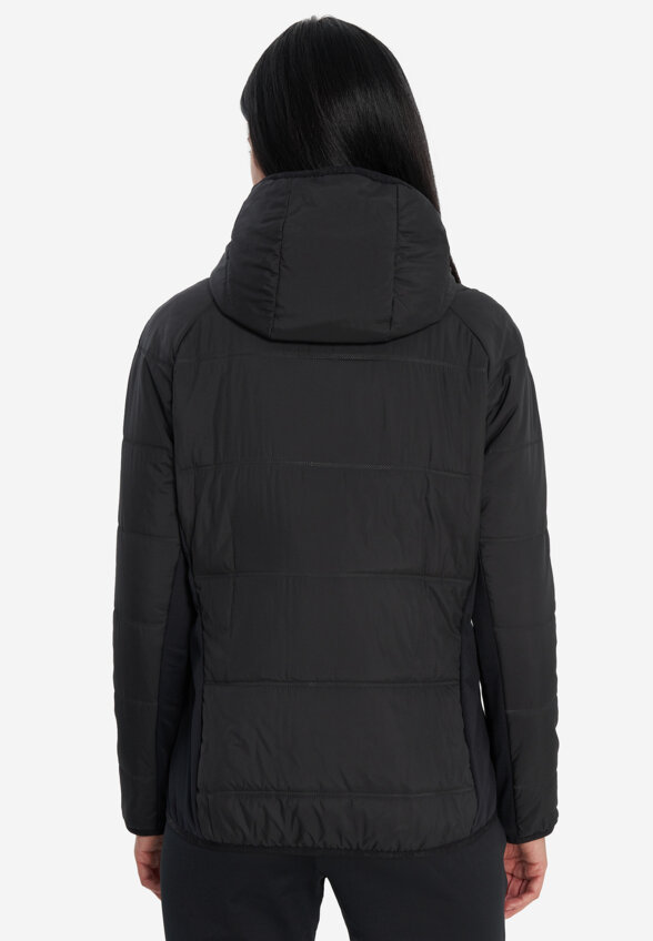 Куртка для беговых лыж женская Nordski Hybrid Warm 2.0, Черный