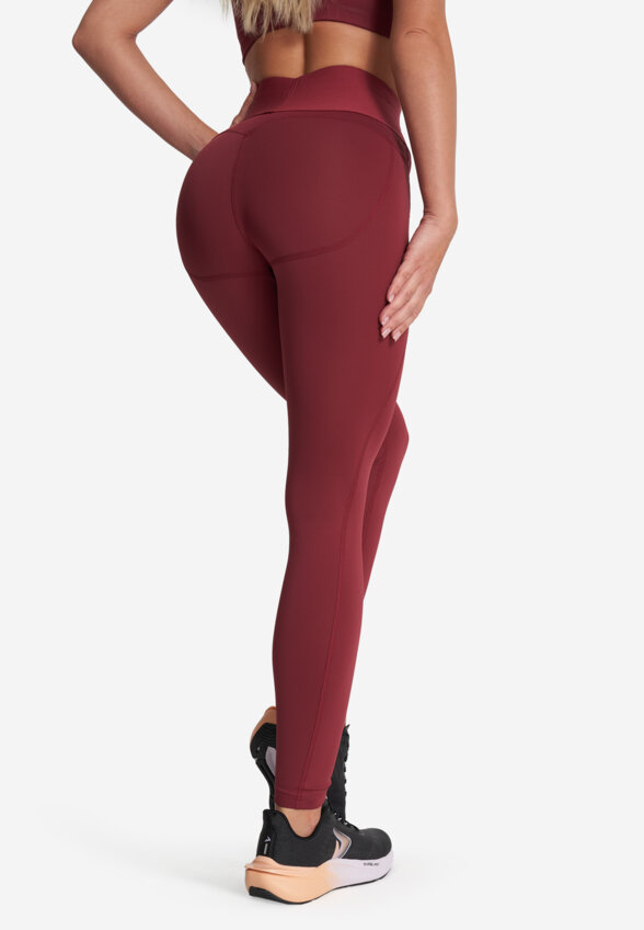 Легинсы женские Demix Booty Booster Gym, Красный