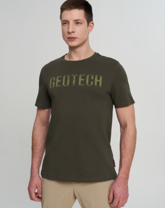 Футболка мужская Geotech, Зеленый женщинам
