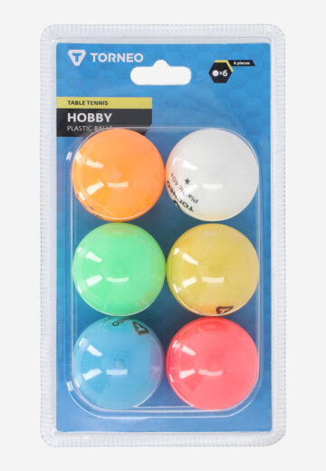 Мячи для настольного тенниса Torneo, 6 шт., Мультицвет