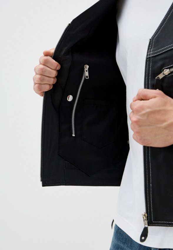 Жилет кожаный Rockmerch