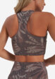 Топ бра спортивный Demix HighFlow Yoga Longline Gfx, Коричневый8  - превью