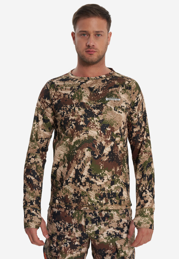 Лонгслив мужской Remington Inside Fit, Коричневый