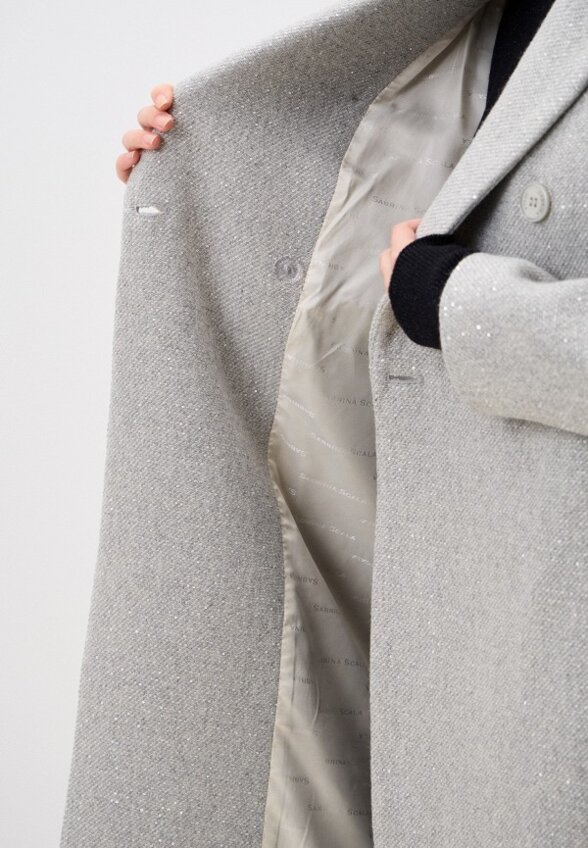 Пальто двубортное Sabrina Scala