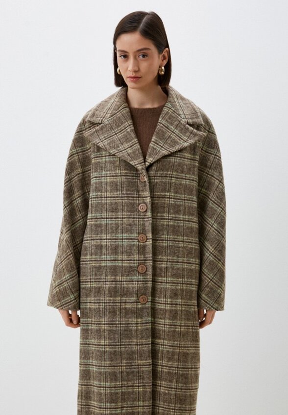 Пальто-кокон Модный дом Виктории Тишиной