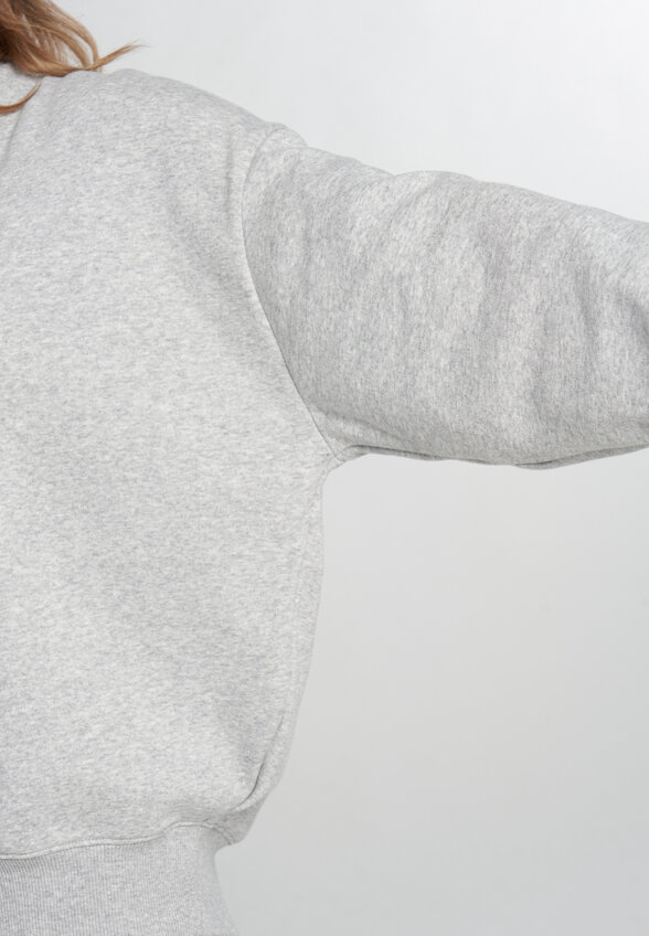 Свитшот женский оверсайз Under Armour Rival Flc OS Varsity Crew, Серый
