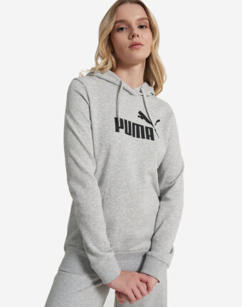 Худи женское PUMA Ess No. 1 Logo, Серый женщинам