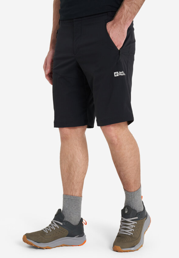 Шорты мужские Jack Wolfskin Glastal, Черный
