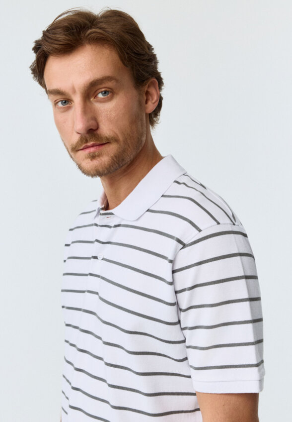 Поло REGULAR FIT в полоску
