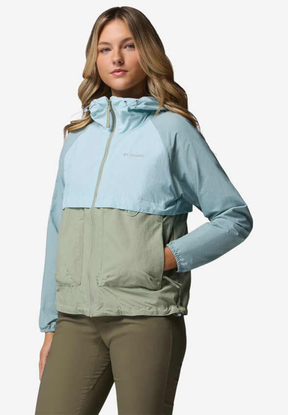 Ветровка женская Columbia Spire Valley Windbreaker, Зеленый