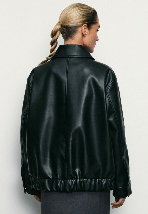 Куртка кожаная Zarina