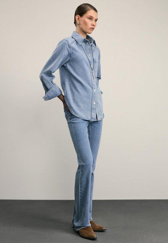 Рубашка джинсовая Zarina