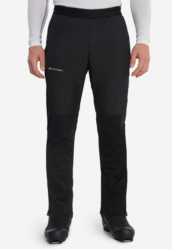 Брюки для беговых лыж мужские Nordski Hybrid Pro 2.0, Черный