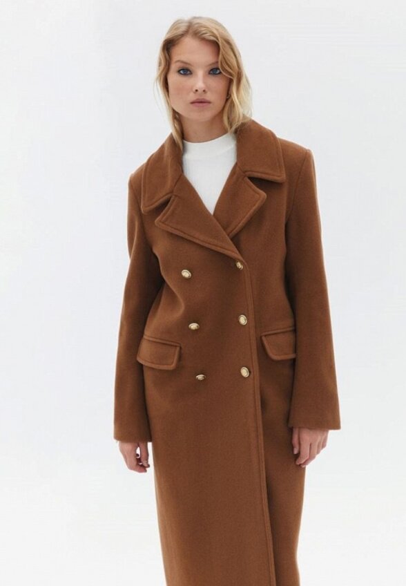 Пальто двубортное OXXO