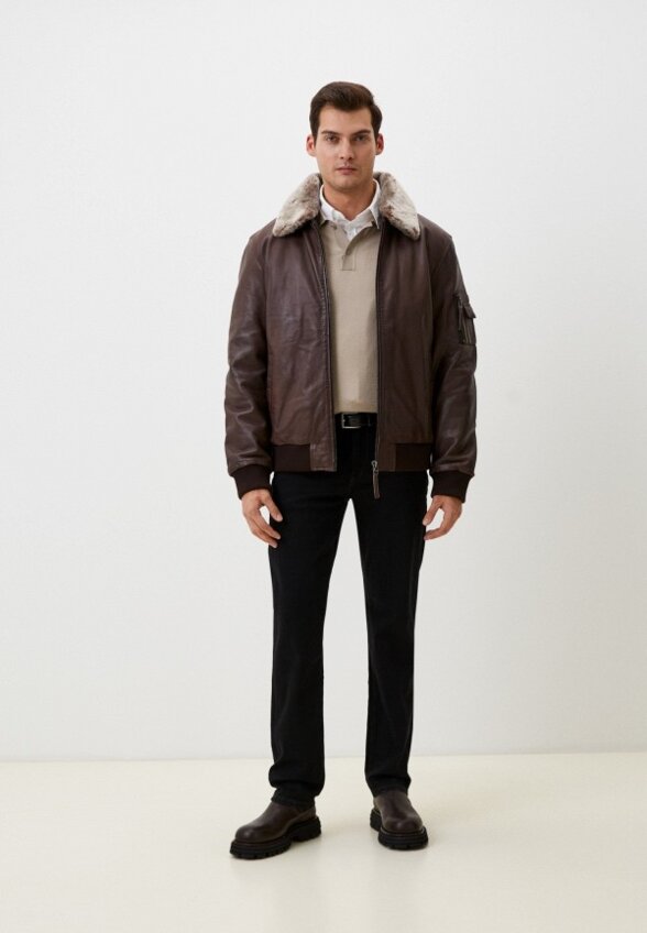 Куртка кожаная Jorg Weber