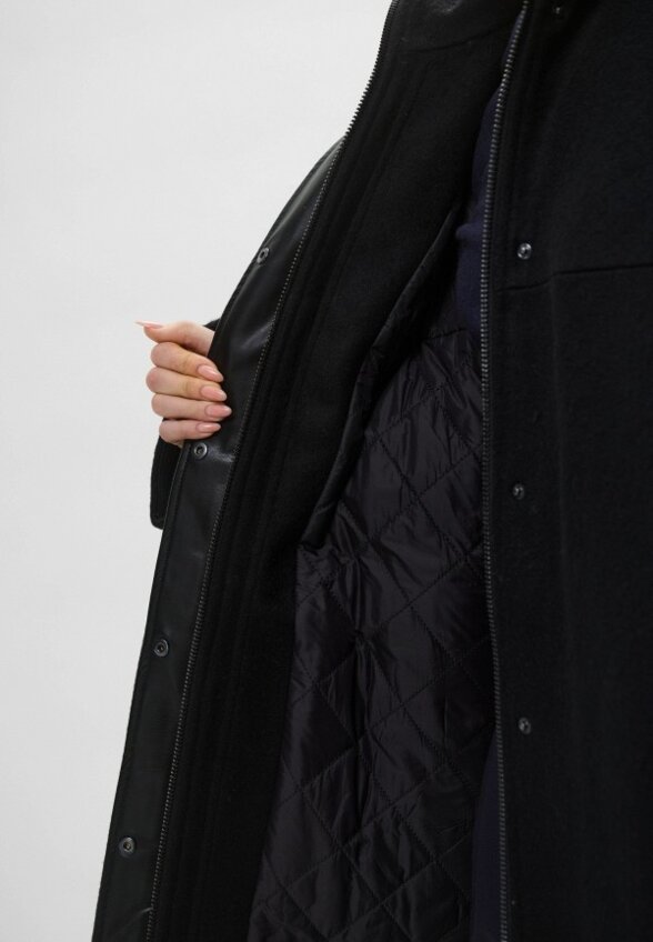 Пальто однобортное Trussardi