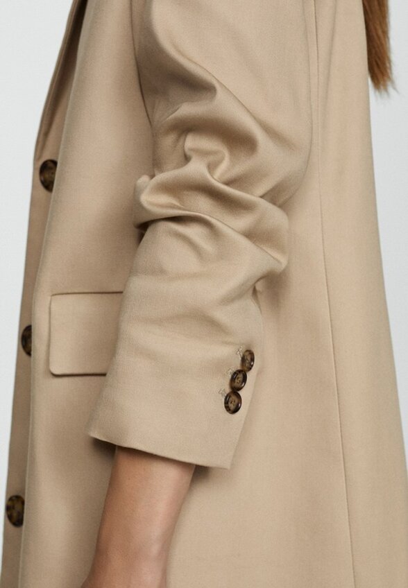 Пальто однобортное Mango