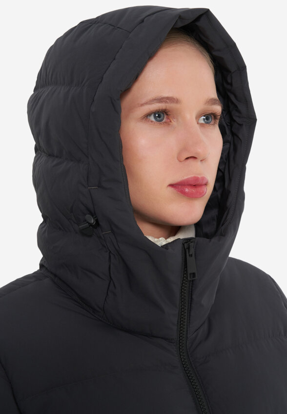 Пальто пуховое женское Jack Wolfskin Frozen Palace, Серый