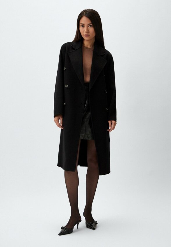 Пальто двубортное Mango