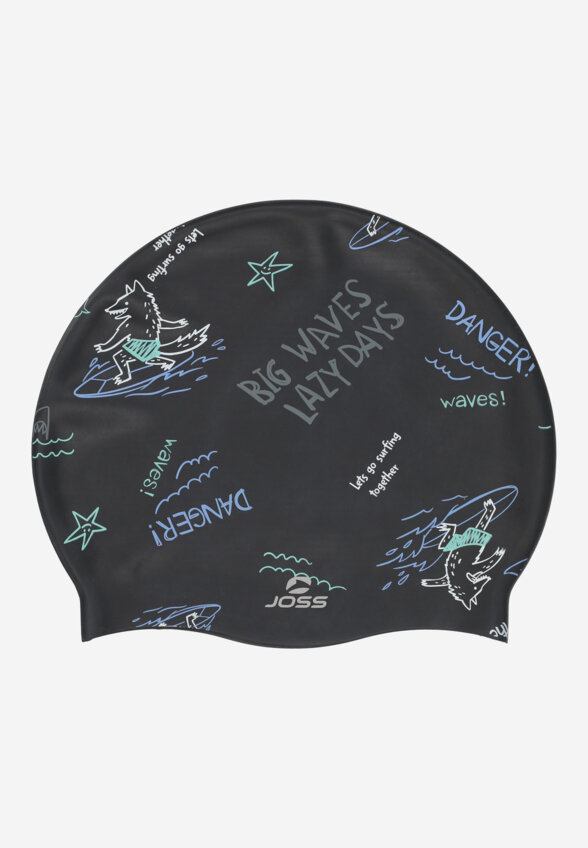 Шапочка для плавания детская Joss, Черный