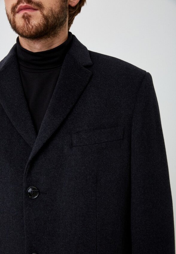 Пальто однобортное Al Franco