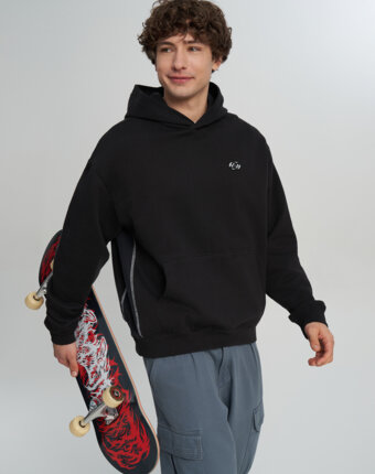 Худи мужское DC Shoes Flow Down, Черный женщинам