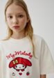 Футболка оверсайз с принтом Hello Kitty My Melody для девочек3  - превью