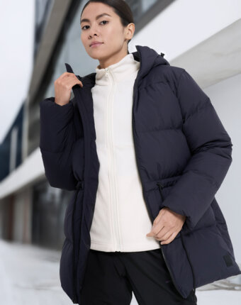 Пуховик женский Jack Wolfskin Kirschallee, Синий женщинам