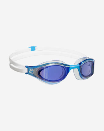 Очки для плавания Mad Wave Aqua Fusion Rainbow, Белый женщинам